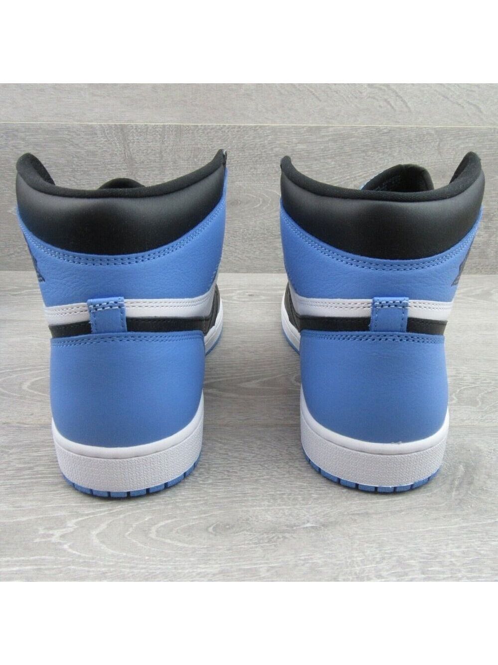 Air Jordan 1 Retro HI OG UNC Mens Size 10.5 University Blue Black NEW - Picture 8 of 14